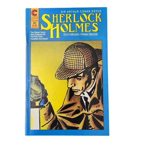Eternity Comics Sherlock Holmes #2 1988 Comic Book Collector Bagged Boarded - Picture 1 of 2